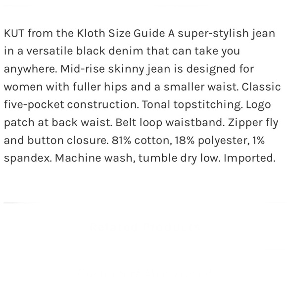 KUT Kurvy Diana Skinny - Picture 16 of 16